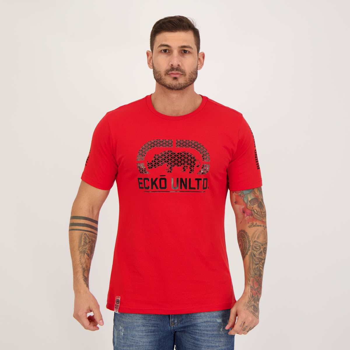 Camiseta Ecko Unltd Hight Vermelha