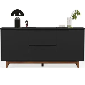 Buffet 2 Portas Flow Preto
