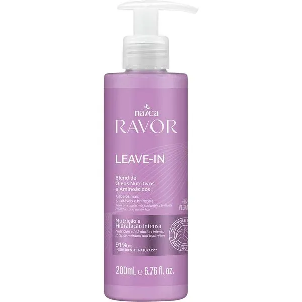 Leave-in Condicionante Ravor 200ml LEAVE IN RAVOR 200ML CONDICIONANTE