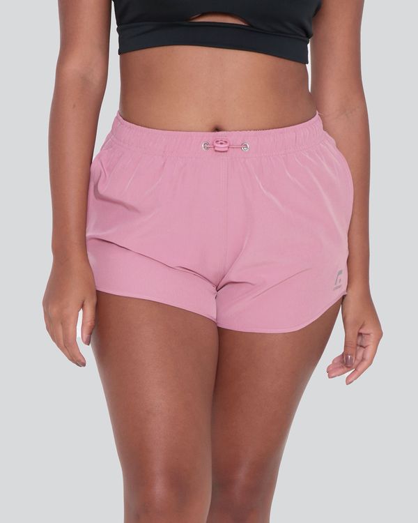 Short Feminino Boxer Fitness Fitter Regulador Rosa Claro G