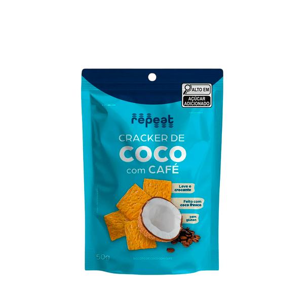 Cracker Coco com Café Sem Glúten Repeat – 50g