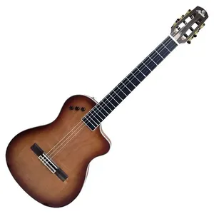 Violão Elétrico Acústico Aileen Cordas de Nylon Marrom E-BI