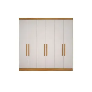 Guarda Roupa Modulado c/6 Portas e 8 Gavetas Rizon/Linea Cumaru/Fendi (B23) - (F25) - N. Horizonte