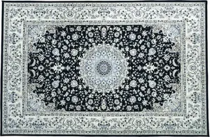 Tapete Gama Via Star Classico Preto 1,40x1,00m