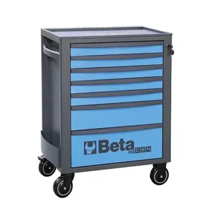 Kit Carrinho para Ferramentas 7 Gavetas 5900BR-KIT-BAS + RSC24-7 Uso Profissional Azul Azul Carrinho Para Ferramentas 07 Gavetas Rsc24-7 Azul + Kit Berço Básico Com 29 Peças Uso Geral 5900br-k