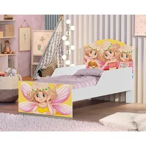 Cama Infantil Passeio Das Fadas Com Colchão