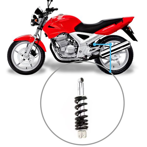 Amortecedor Honda Cbx Twister 250 Traseiro S/ Regulagem Cofap Msc41001 Unitário