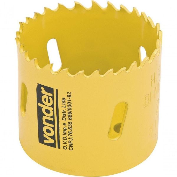 Serra Copo Aço Rápido 89mm Bimetálica Para Metal - Vonder