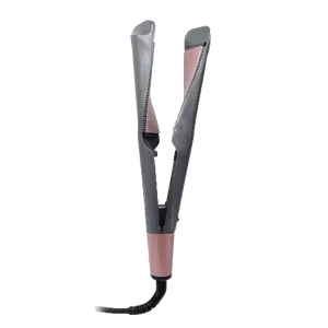 Prosper Chapa Curl Straight Confince 2 Em 1 Cinza/Rosa Model P-1111