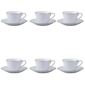 Jogo de xícaras para café Noritake Princess Bouquet 6 peças