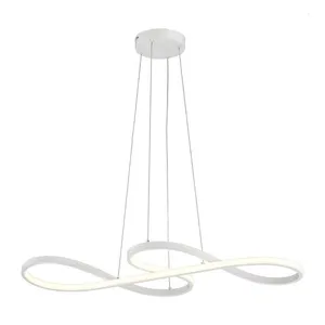 Lustre Pendente Skylight Strip 3016 Led Bivolt Branco
