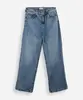 calça baggy juvenil jeans azul 16
