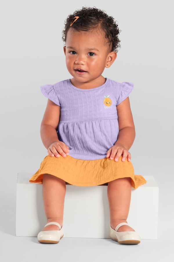Vestido bebê menina de frutinha Brandili Baby - M