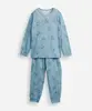 pijama longo infantil time to chill stitch azul 14