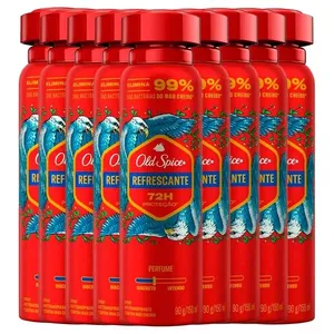 Kit Desodorante Aerosol Old Spice Refrescante 150ml - 9 unidades