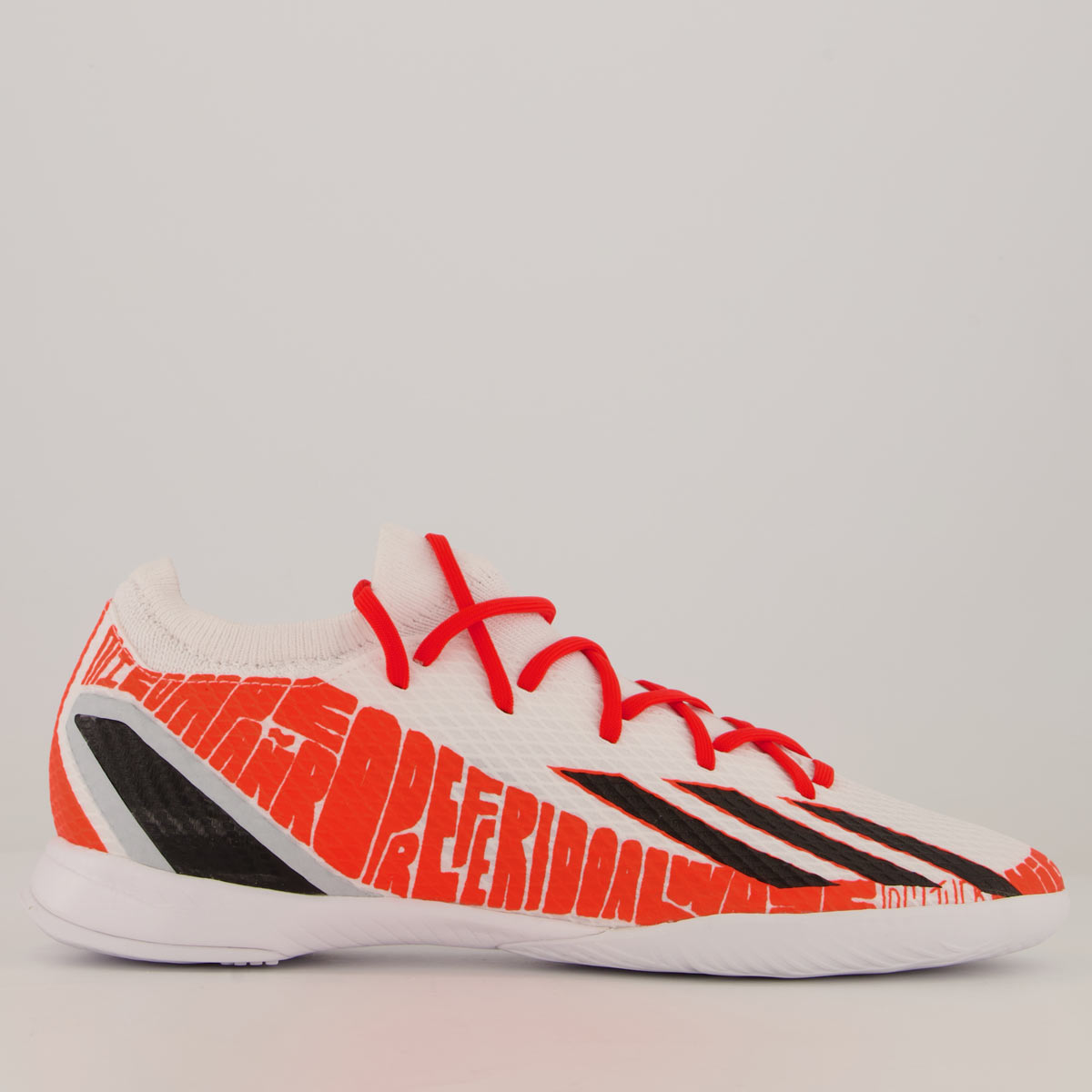 Chuteira Adidas X Speedportal Messi 22.3 IN Futsal Branca