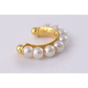 Piercing Fake Higipack com Pérolas Folheado em Ouro 18K Diâmetro 1,3 cm Hipoalergênico Níquel Free Feminino Piercing Fake Higipack com Pérolas Folheado em Ouro 18K Diâmetro 1,3 cm Hipoalergênico Feminino