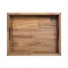 Bandeja Decorglass em Madeira Pinus 34x28cm-1 Peça