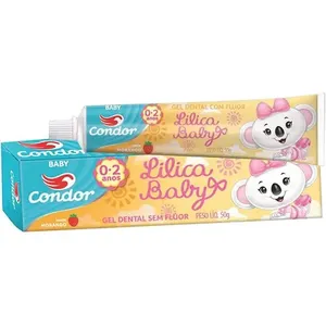 Creme Dental Condor Baby 50g Lilica 0 ã 2 anos Creme Dental Condor Baby 50g Lilica 0 à 2 anos