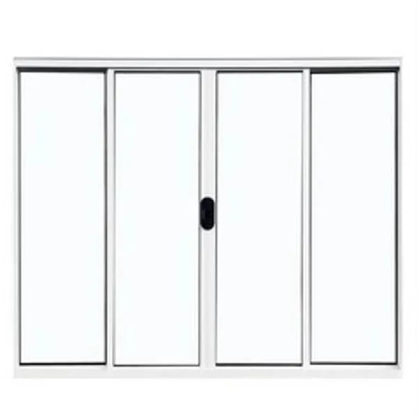 Vitrô Branco 4 Folhas Sem Bandeira e Sem Grade 1 x 1,2 Metros - JANELLOT VITRO 4F 100X120 S/BAND S/GR BCO JANEL 1430.