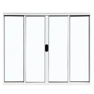 Vitrô Branco 4 Folhas Sem Bandeira e Sem Grade 1 x 1,2 Metros - JANELLOT VITRO 4F 100X120 S/BAND S/GR BCO JANEL 1430.