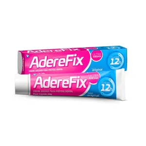Aderefix Creme Fixador Para Dentaduras Original 12H 68g Aderefix Fixador Creme 68g