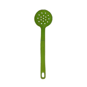 Escumadeira Talher em Nylon Cozinha Utensílio Verde 28cm