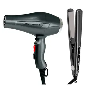 Kit Secador Profissional Lizze Extreme 2400W 127V E Prancha Profissional Lizze Extreme 250C 127V
