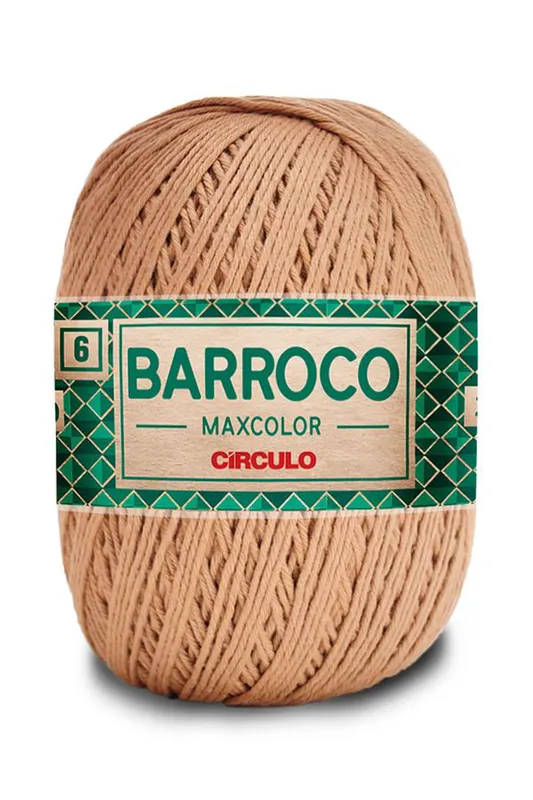 Barbante Barroco Maxcolor 226m Nº4/6 7625 Castanho