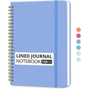 Caderno Taja Espiral 140 Páginas A5 Lavanda A-MBI