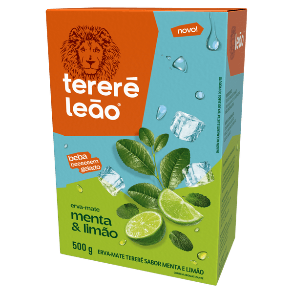 Erva-Mate Tereré Menta & Limão Leão Caixa 500g