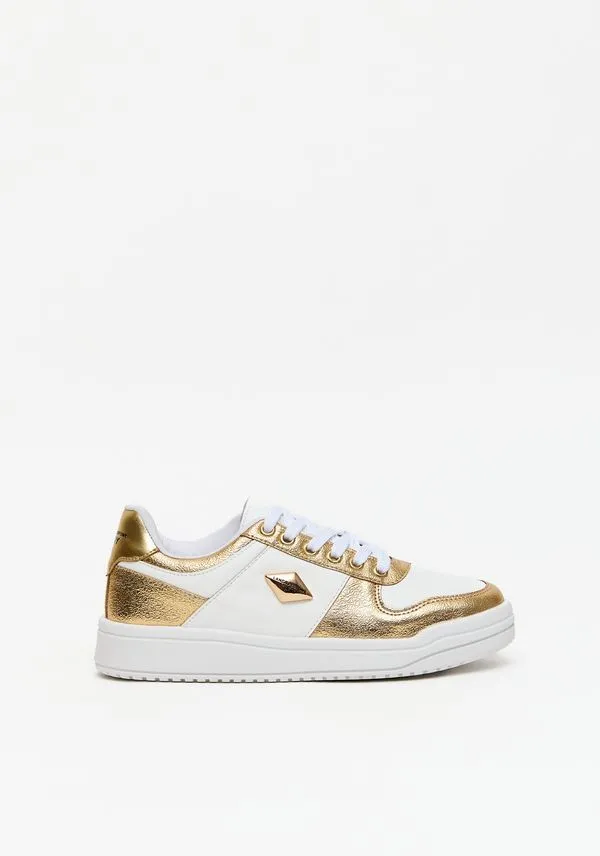 Tênis Casual Com Enfeite Amarelo 39