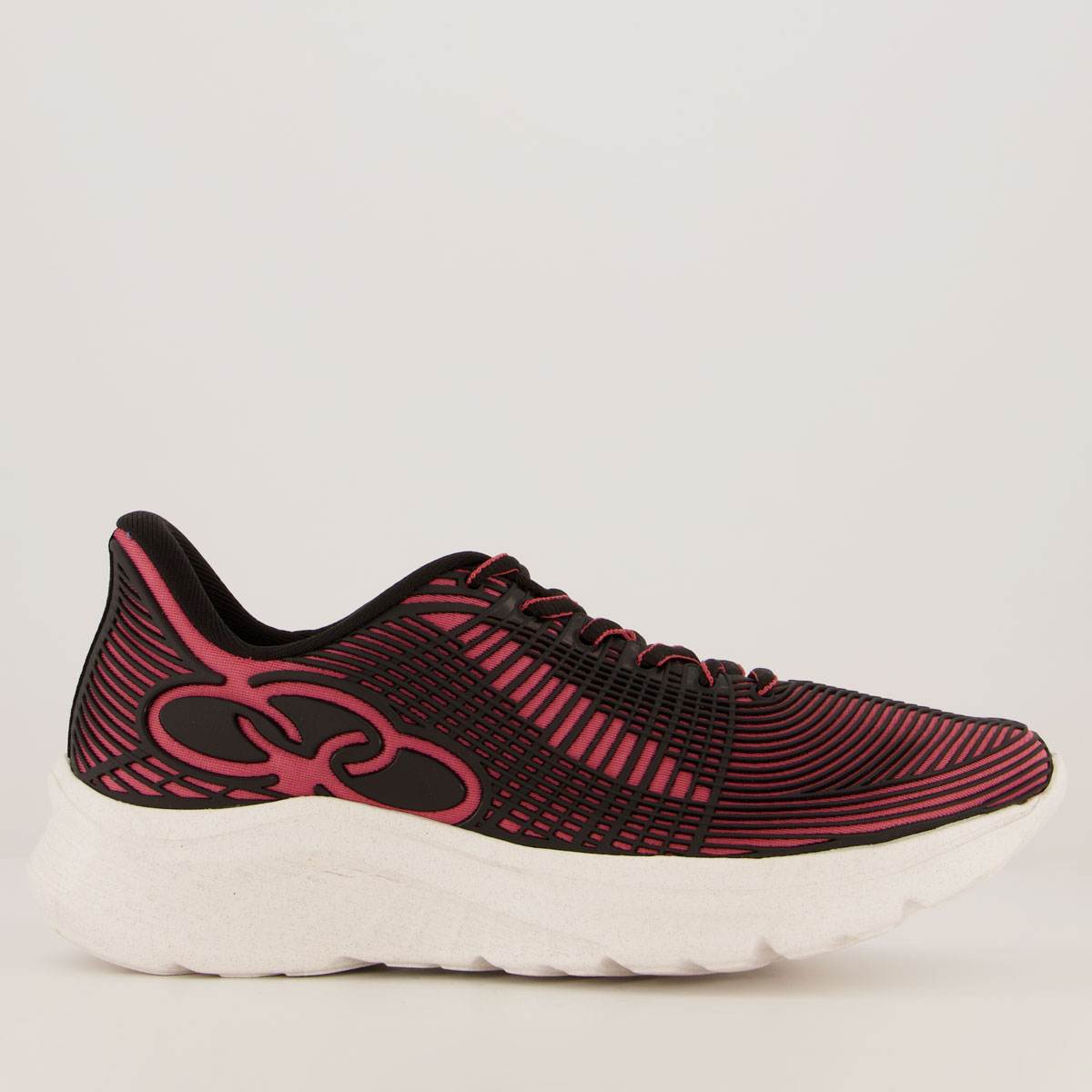 Tênis Olympikus Cyan Feminino Preto e Rosa