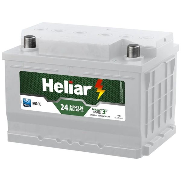 Bateria Para Automóvel Heliar 60Ah 12V HNP60DD (MP)