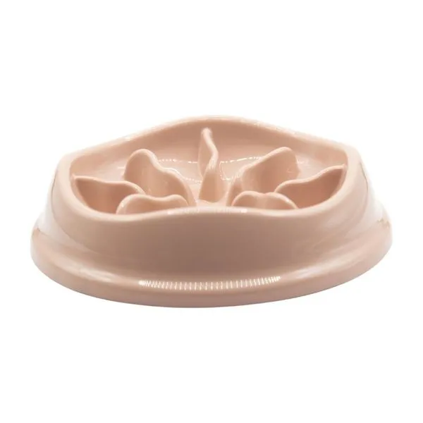Comedouro Para Pets Lento Interativo Stark 350ml Rosé (MP)