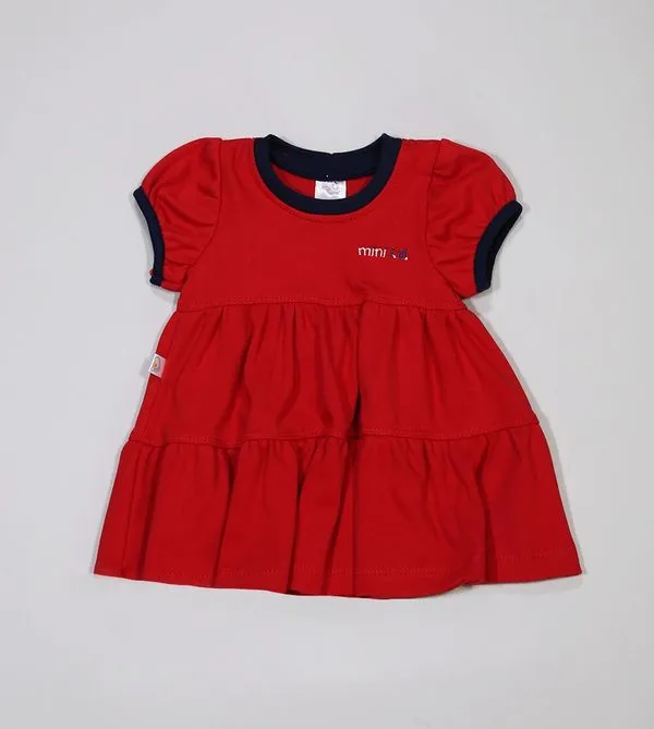 Vestido Suedine Liso - 5676 Vermelho - G