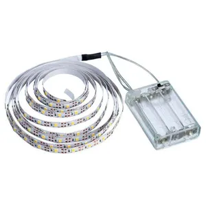 Fio Fita Led Luz Amarela 120 Lâmpadas Led 2m à Pilha