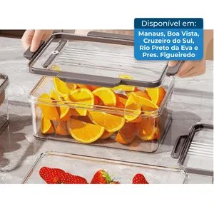 Pote Hermético Royal Trace 600ml Transparente T-BI