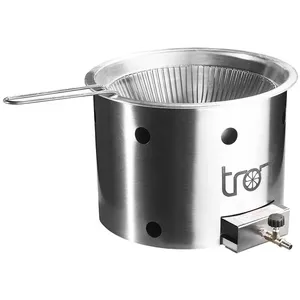 Fritadeira de Mesa a Gás Tron com Peneira e Tubo em Aço Inox, Tacho em Alumínio - 51090181