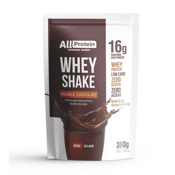 Whey Shake Double Chocolate All Protein 300g