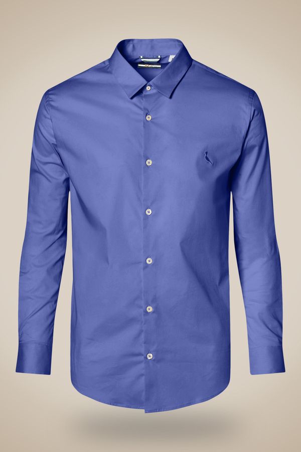 Camisa Ml Enxuto Colors Carbono Az - P