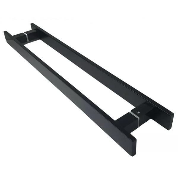 Puxador Barra Plana Eco Planus Geris Puxador Barra Plana Eco 1,2m Alumínio Preto