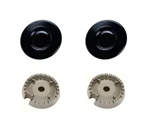 Kit 02 Tampas do Queimador e 02 Queimadores (326055047 W10224624) CJ-W10224624_1