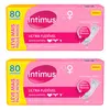 Kit com 2 Unidades de Protetor Diário Intimus Ultra Flexível sem Abas sem Perfume 80 Unidades cada