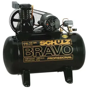 Compressor de ar CSL 10BR/100 L Bravo 2,0 cv 127 V~/220 V~ - SCHULZ