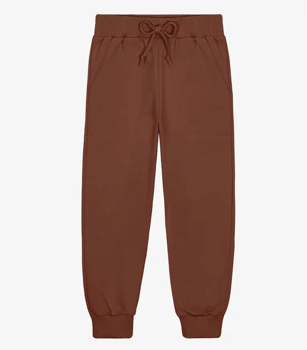 Calça Infantil Feminina Molecotton Trick Nick Marrom 4