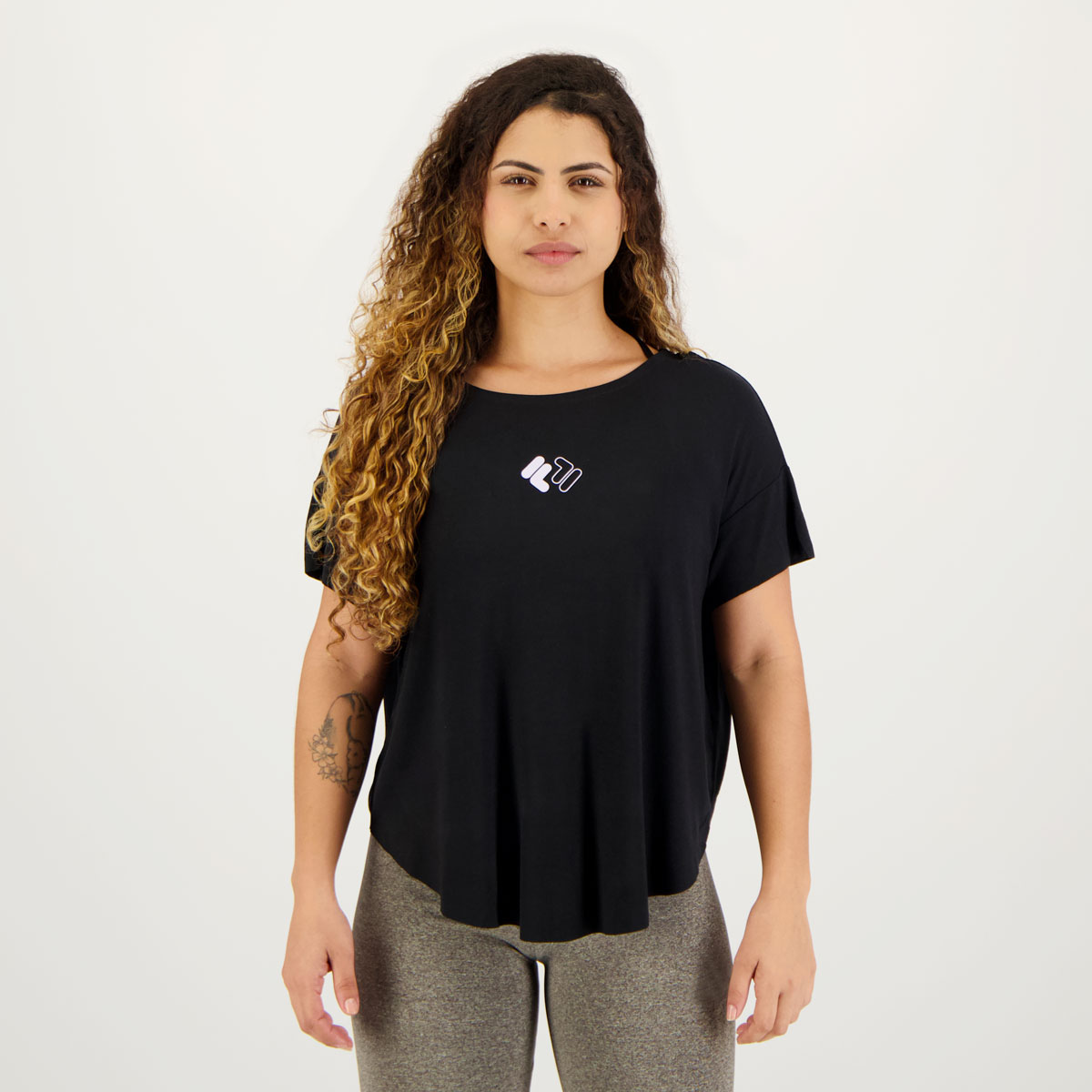 Camiseta Fila Studio Train Feminina Preto