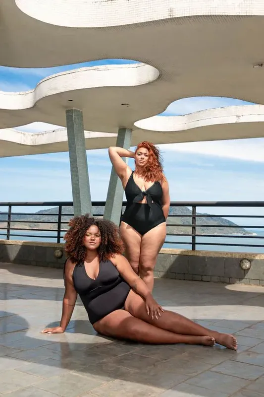 Maiô Nó Plus Size Preto-54