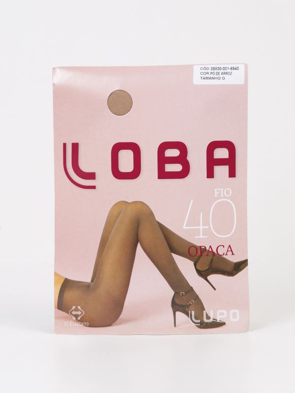 Meia Calça Fio 40 Opaca Lupo Feminina BEGE M