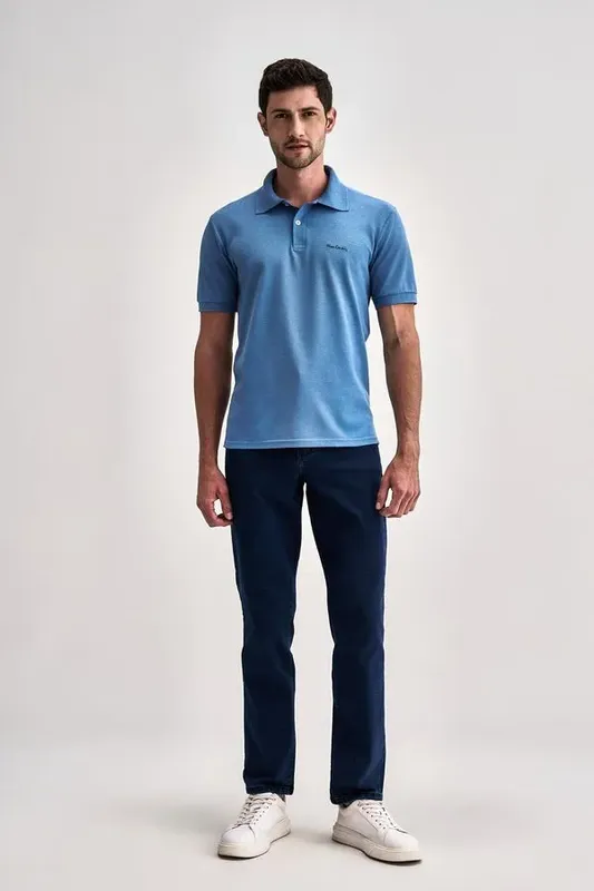 Calça Jeans Clássica - Marinho - 40